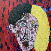"Humanity" By Ruby Bell, Mixed Media on Canvas