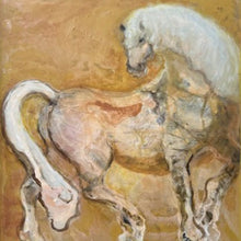 "White Horse" by Luong Van Ty, Oil on Canvas